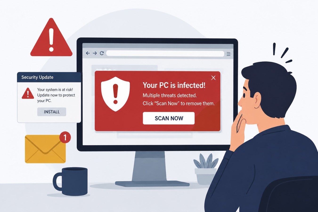 Scareware: The Fake Security Warnings That Trick You Into Installing Malware