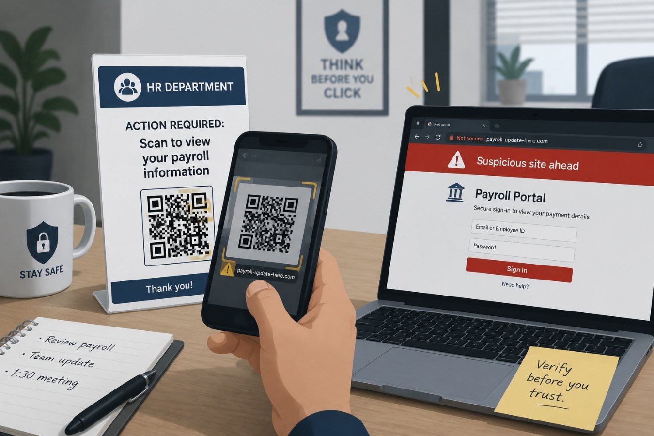 QR Code Phishing: When That HR Payment Link Isn’t What It Seems
