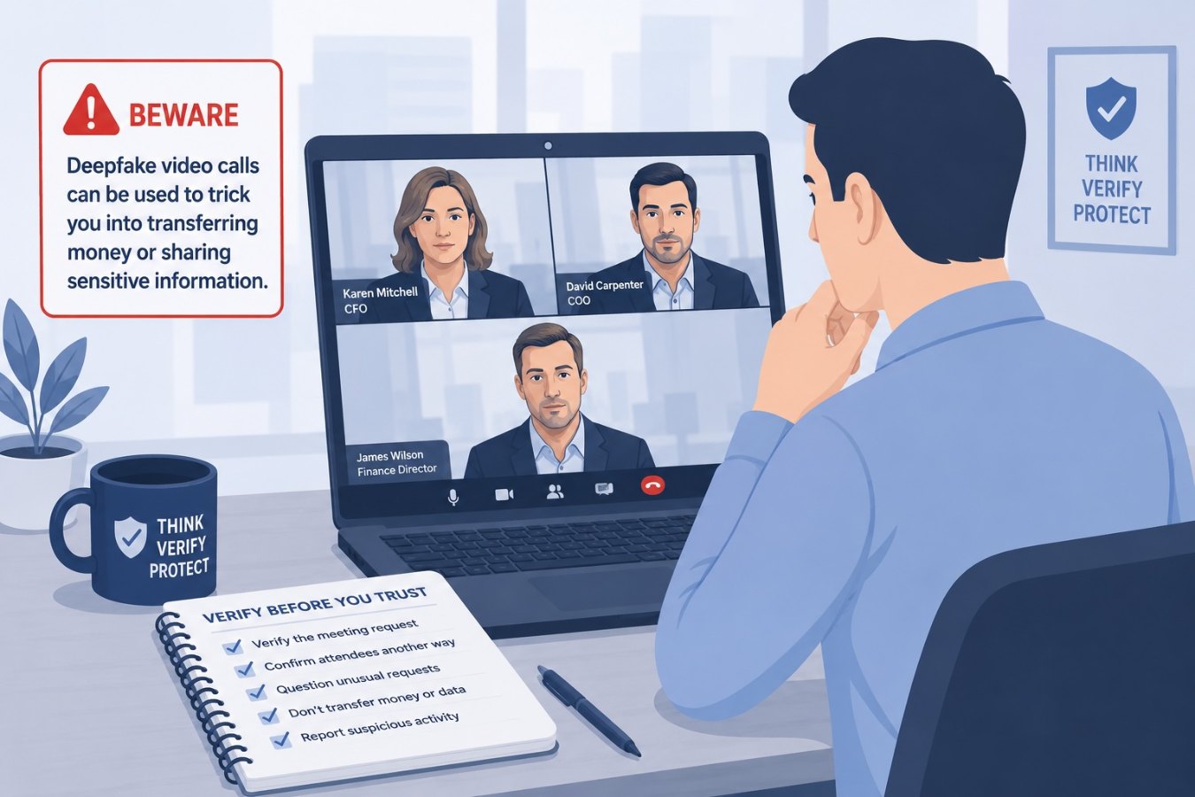 Deepfake Video Conferences: When AI Impersonates Your Boss