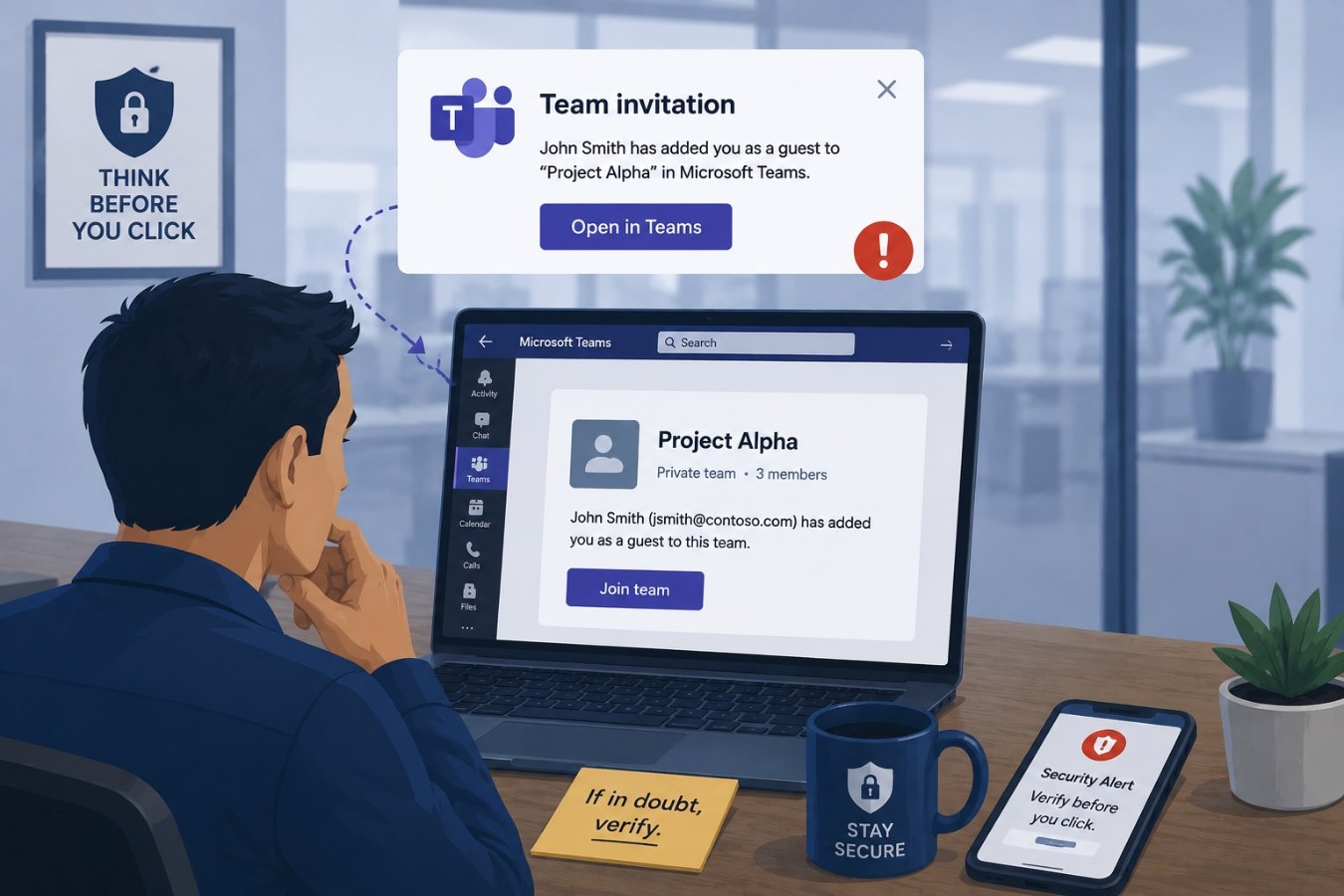 When Teams Invitations Turn into Scams: Protecting Collaboration Platforms
