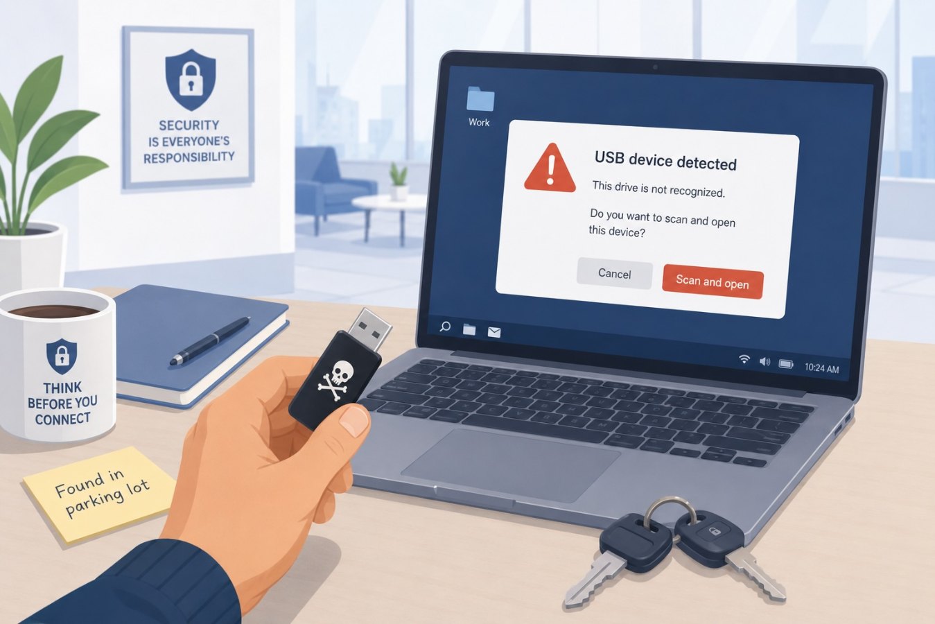 The Dangers of Plugging in Unknown USB Drives